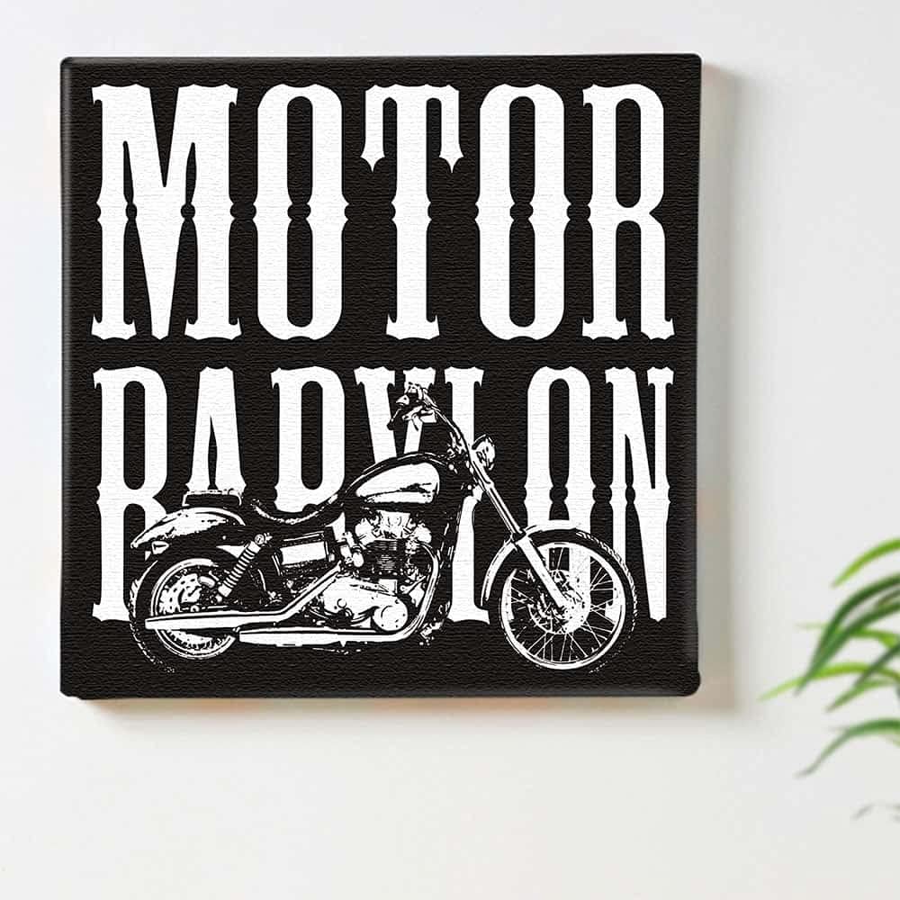 Art Deli Poster Oil Shock Designs Fabric Panel Interior Miscellaneous Art Retro ol-8391-motor-babylon -L L Size ol-8391-motor-babylon -L