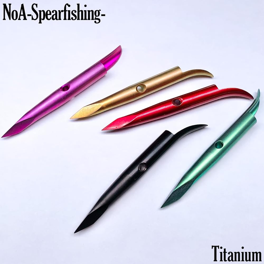 NoA 64 Titanium & Stainless Steel Vest Harpoon Tip 1 to 5 Fish Harpoon Free Diving Harpoon Harpoon Harpoon Hand Harpoon Spearfishing Underwater Gun Spearfishing