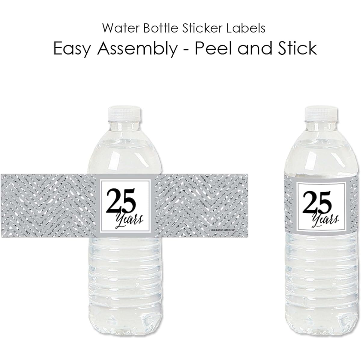 We Still Do - 25th Anniversary - Anniversary Party Water Bottle Sticker Labels - Set of 20