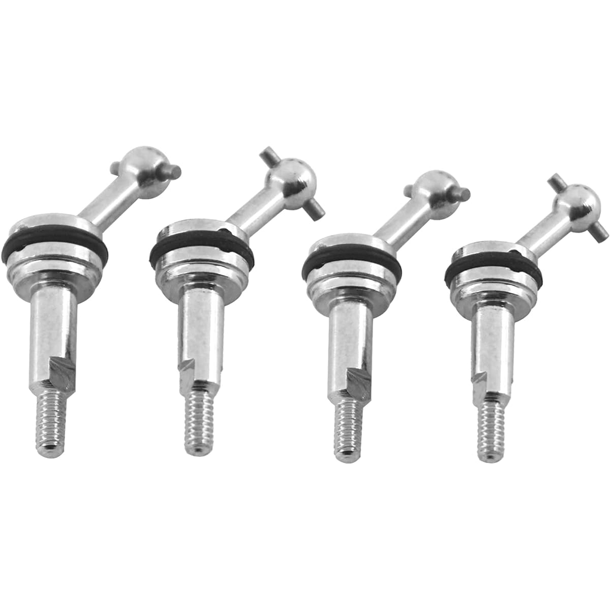 ShareGoo Metal CVD Universal Drive Joint Shaft Transmission 4 Pack WLtoys 1/28 K969 K979 K989 K999 P929 P939 RC 4WD Short Course Drift Car Upgrade Parts