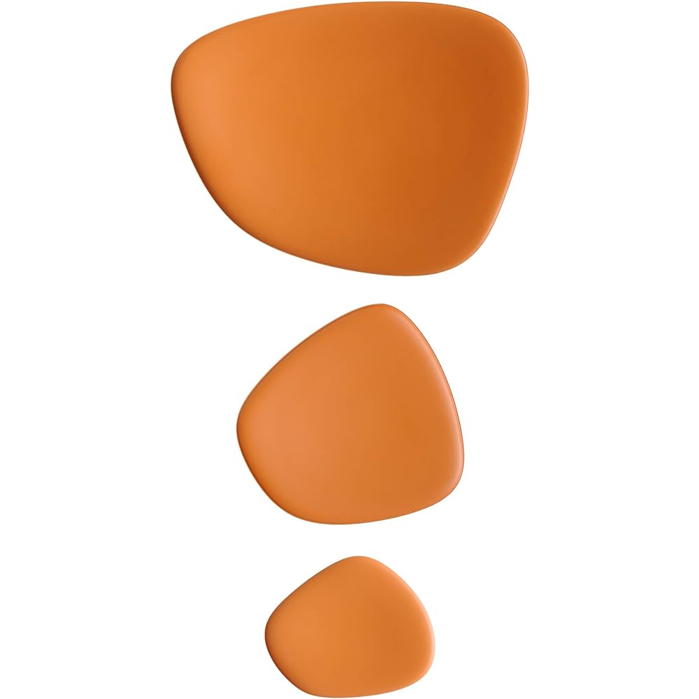 Kartell Medium Plate Orange W45/W27/W20cm Namaste SFAC-K1236-02 [Authentic product from domestic exclusive agent]