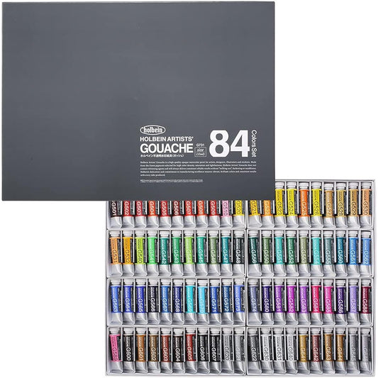 Holbein Opaque Watercolor Paint (Gouache) G731 15ml 84-color set 03731