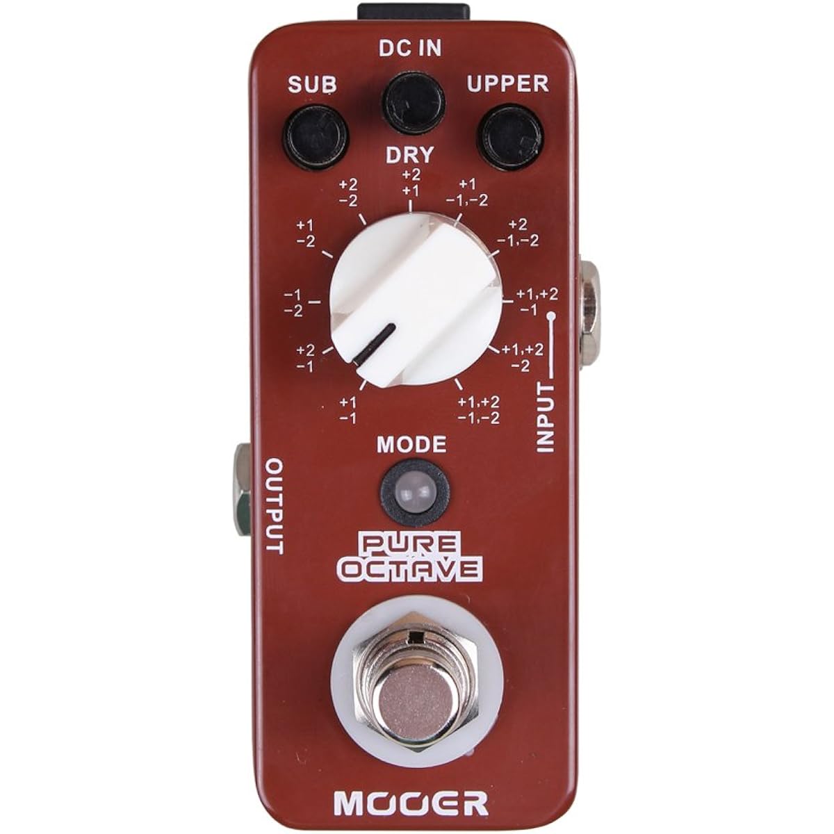 MOOER Pure Octave Accurate polyphonic octave effect, no distorted sound.
