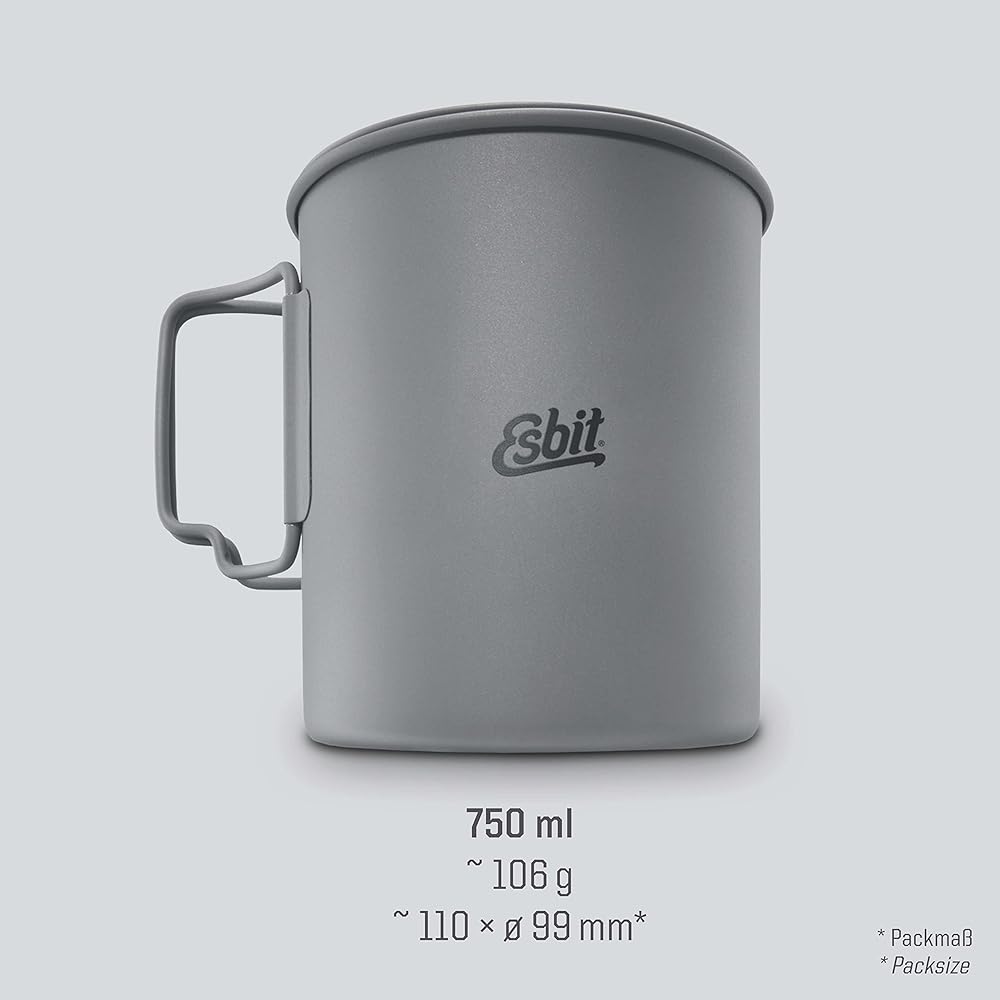 Esbit Titanium Pot 750ml ESPT750TI0 [Parallel Import]