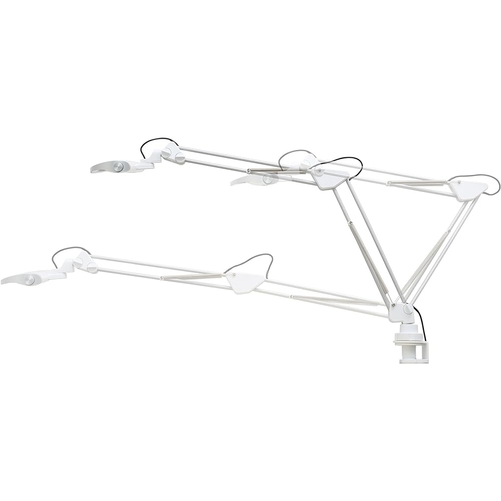 Twin Bird LED Double Arm Light REFLECHTECHPro White LE-H832W