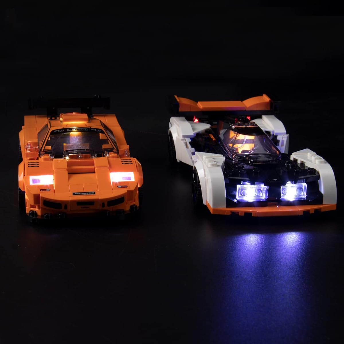 BrickBling LED Lighting for Lego Speed Champions McLaren Solace GT & McLaren F1 LM - Light Kit for Lego McLaren F1 2023 - Lights up Lego 76918 - No Lego Model