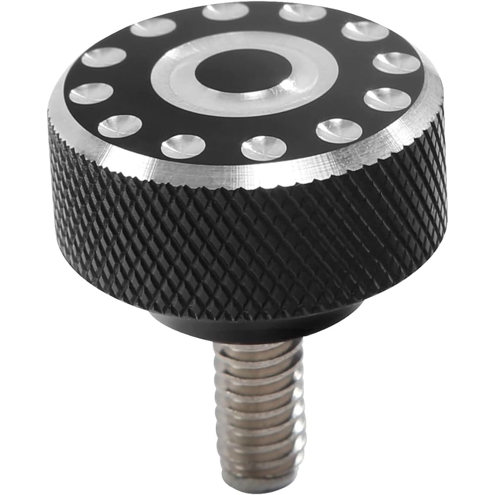 Billet Aluminum Seat Bolt Screw 1/4"-20 Thread for Harley-Davidson 1996-2022 Harley-Davidson Bolt Seat Nut Harley-Davidson Accessories Sportster Dyna Softail Electra Glide Street Glide Street Glide