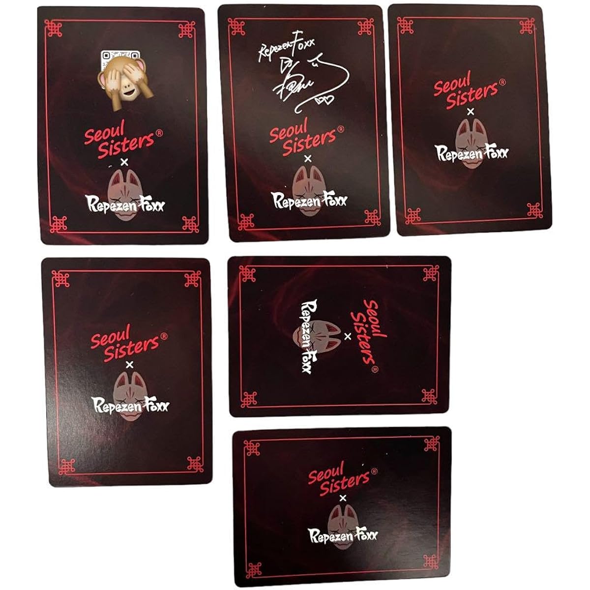 Repezen Foxx DJ Supercard and 6 other trading cards