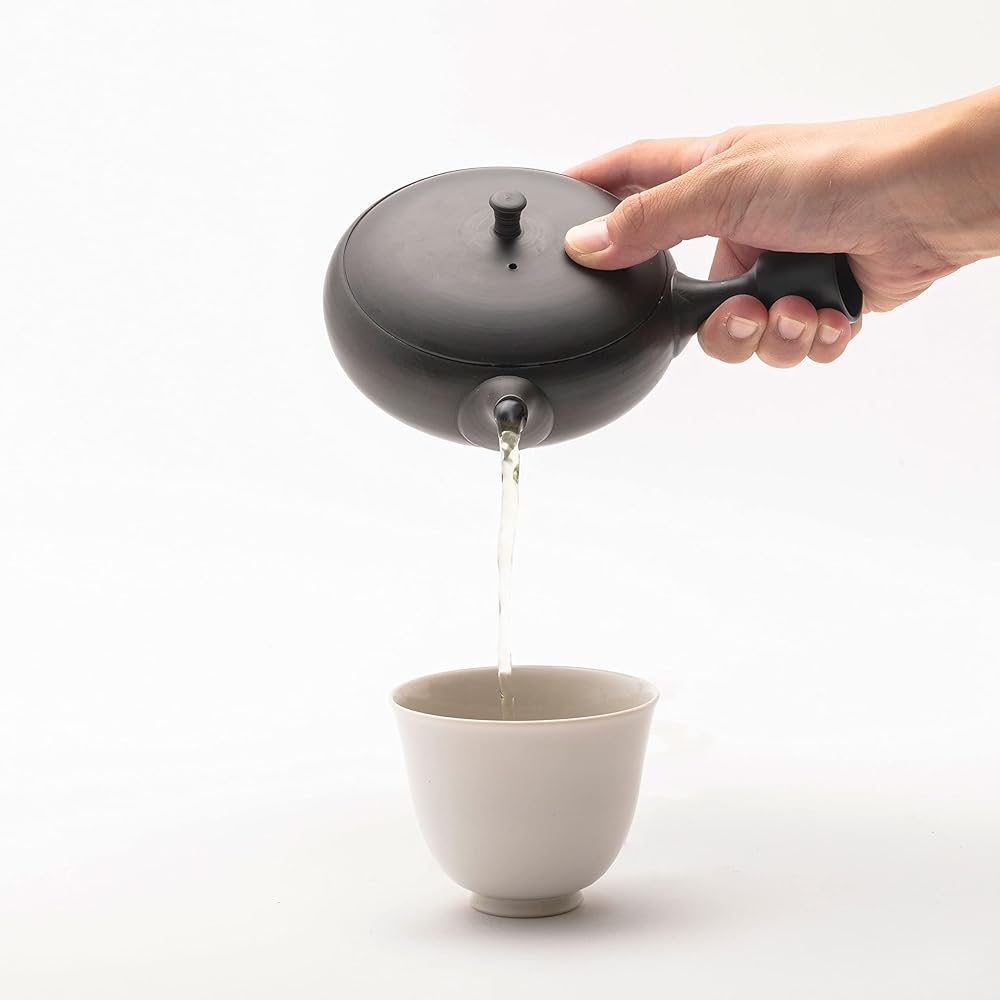 [Devised by a Japanese tea specialty store] Susumuya Chaten original [Susumuya tea utensils] [Susumu teapot] Tokoname ware potter's wheel teapot Made in Japan Deep steamed tea