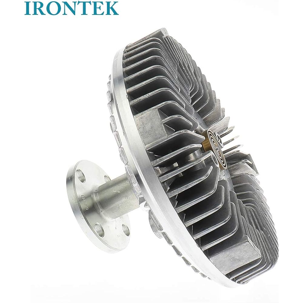 IRONTEK F4UZ8A616-A Radiator Fan Clutch for 1990-1991 Dodge Dakota Ford 1988-1996 F-150 F-250 F-350 Bronco E-150 E-250 E-350 1984-1985 LTD Ford Engine Cooling Fan Clutch.