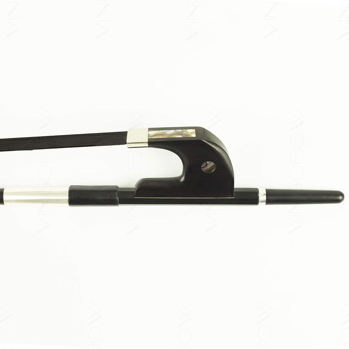 Contrabass Bow German Tile Carbon Bow Black Hair 1/4 Size