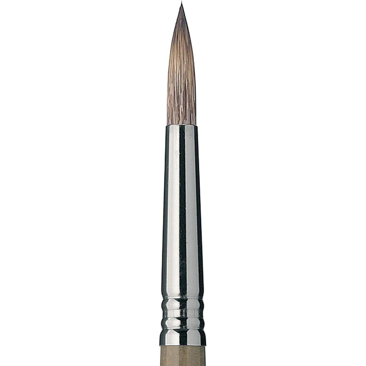 Escoda Modernista Series 4075 Long Handle Round Artist Oil & Acrylic Brush Size 18 Synthetic Mongoose