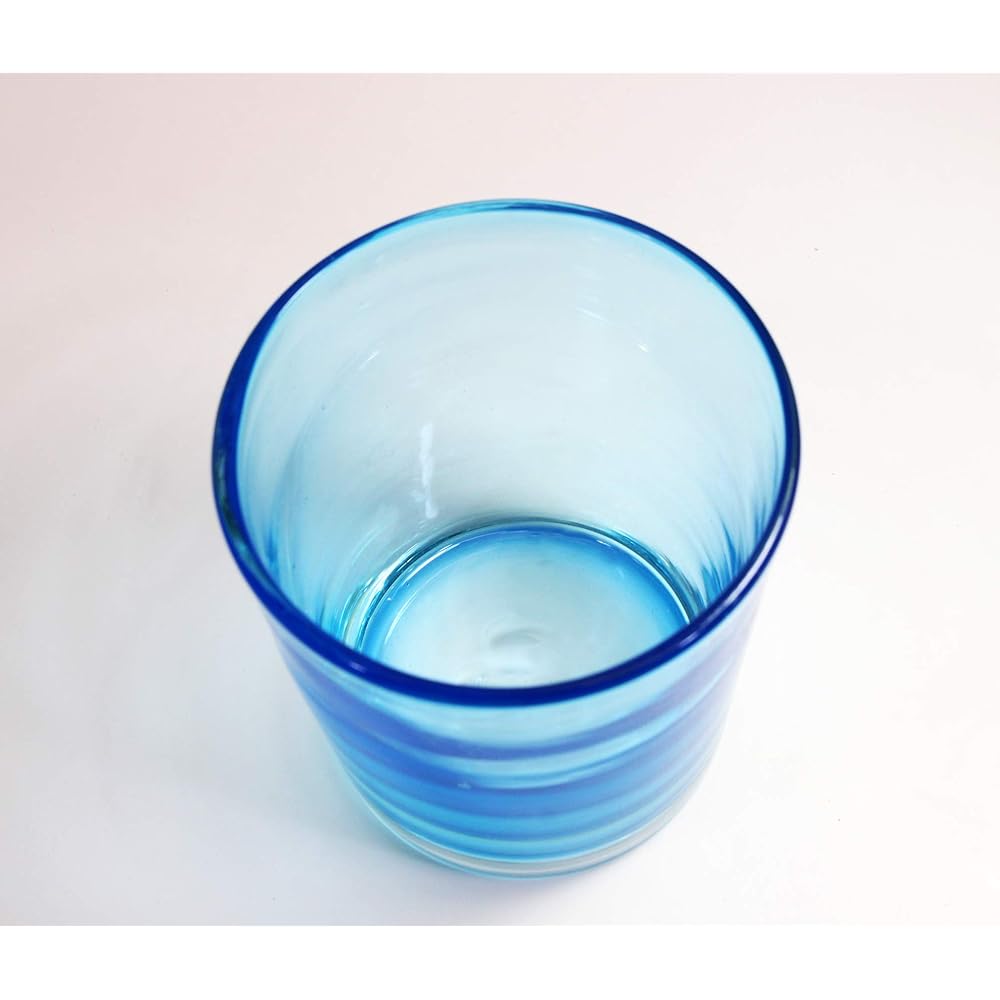 New [Commercial use set] Instagrammable Ryukyu style handmade rocks glass (large) water set of 6