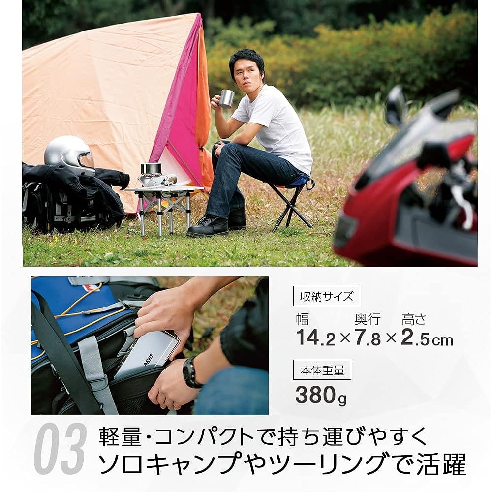 [SOTO] Made in Japan Single Burner Ultra Thin (2.5cm Thickness) with Storage Case Solo Camping Touring G Stove ST-320