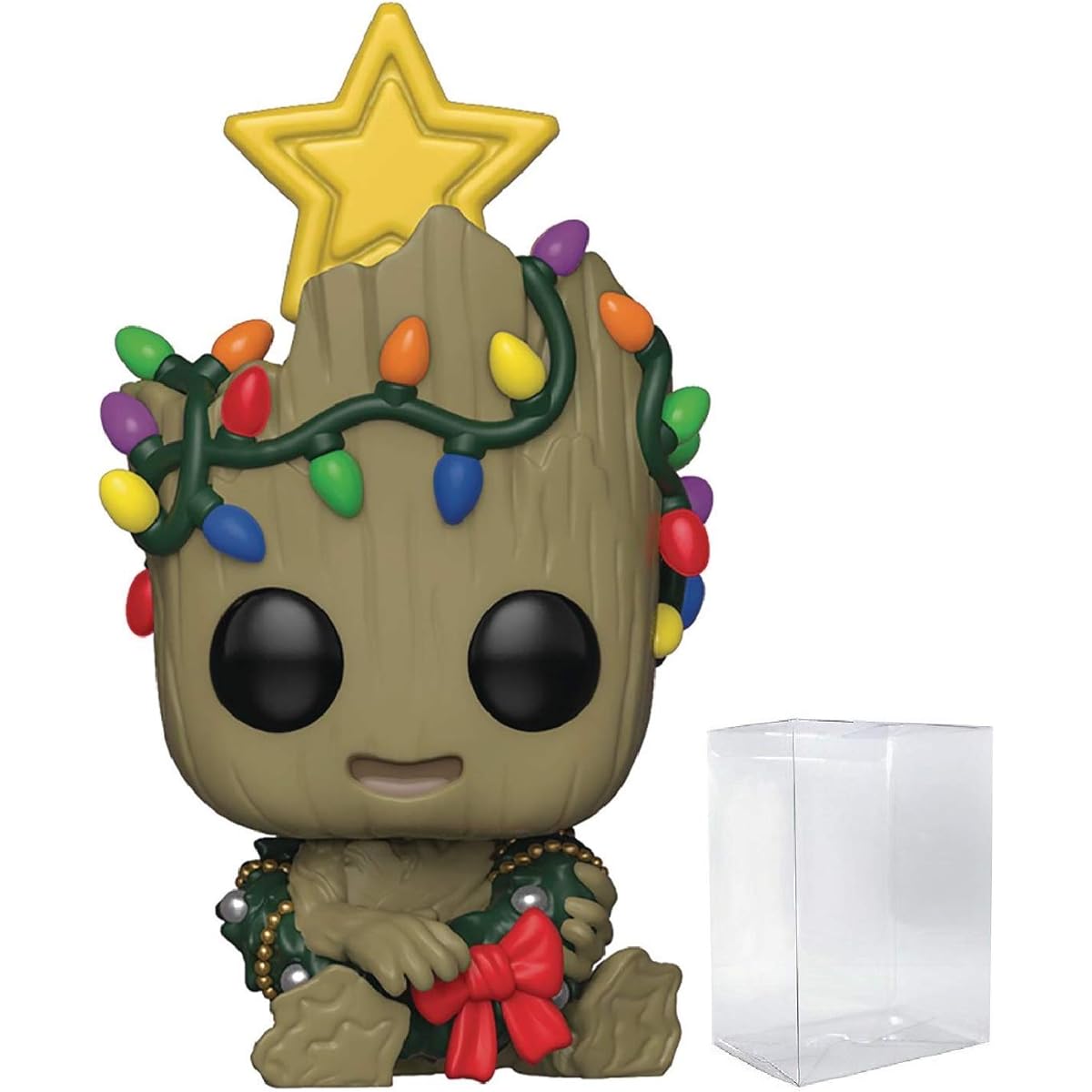 Marvel: Holiday - Toddler Groot with Wreath Funko Pop! Vinyl Figure (Includes Compatible Pop Box Protector Case)
