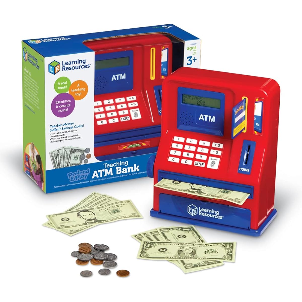 Pretend And Play Teaching Atm Bank