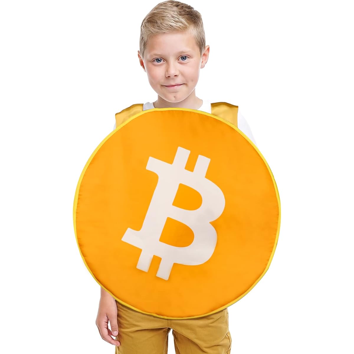 TOY Life Halloween Costume Bitcoin Cosplay Costume Kids Adults Halloween Party Dress Up