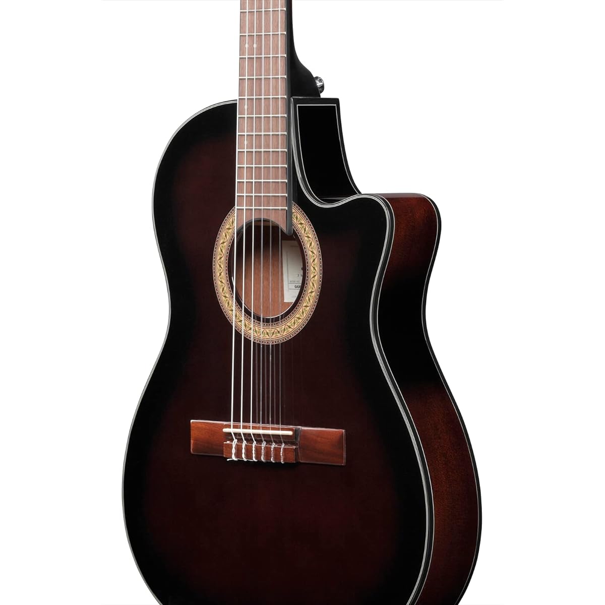 Ibanez thin body Elegat guitar with body thickness of approximately 70mm [Dark Violin Sunburst] GA30TCE-DVS