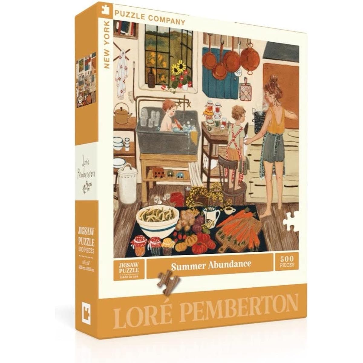 New York Puzzle Company - Loré Pemberton Summer Abundance - 500 Piece Jigsaw Puzzle