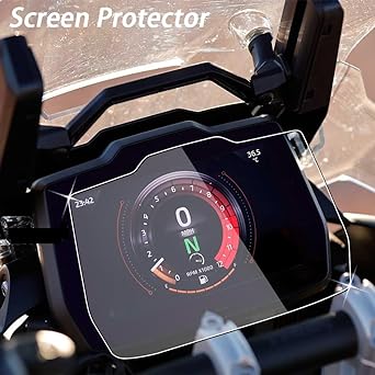 DEMUR 2022 For Tiger 1200 Tiger1200 Motorcycle Accessories Speedometer Scratch Cluster Screen Dashboard Protection Instrument Film Dashboard Screen Protector (Size : 4 set)