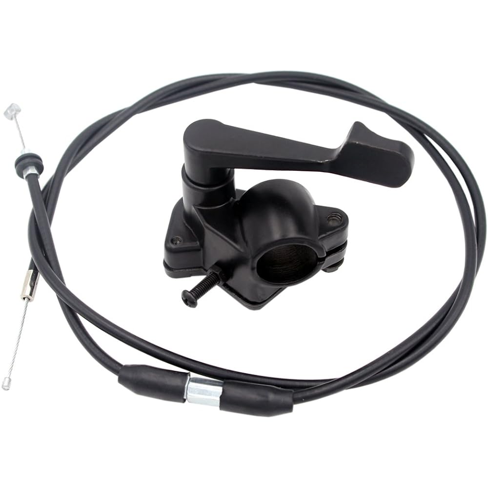 Royitay 20cm 7/8 inch 22mm Thumb Throttle Cable Accelerator Handle Assembly for Chinese 50cc 70cc 90cc 110cc 125cc 250cc Taotao ATV Quad Go Kart