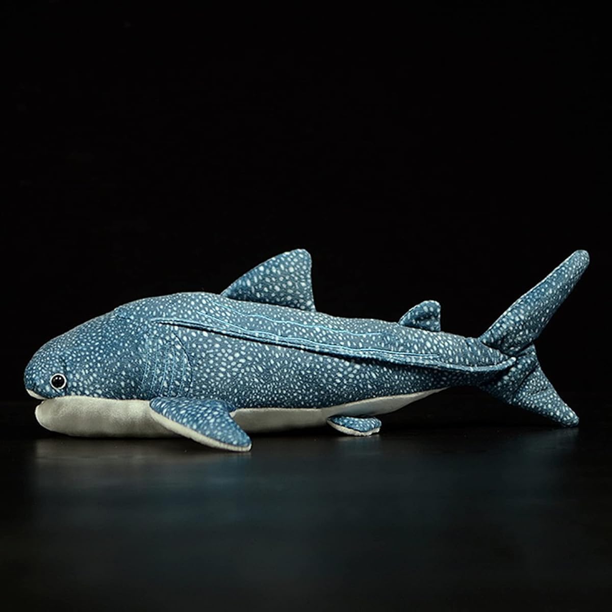 Great Whale Shark Stuffed Animal - Realistic 20.5 Inch Blue Textured Whale Shark Stuffed Animal Toy Soft Ocean Shark Stuffed Animal Gift Collection for Kids