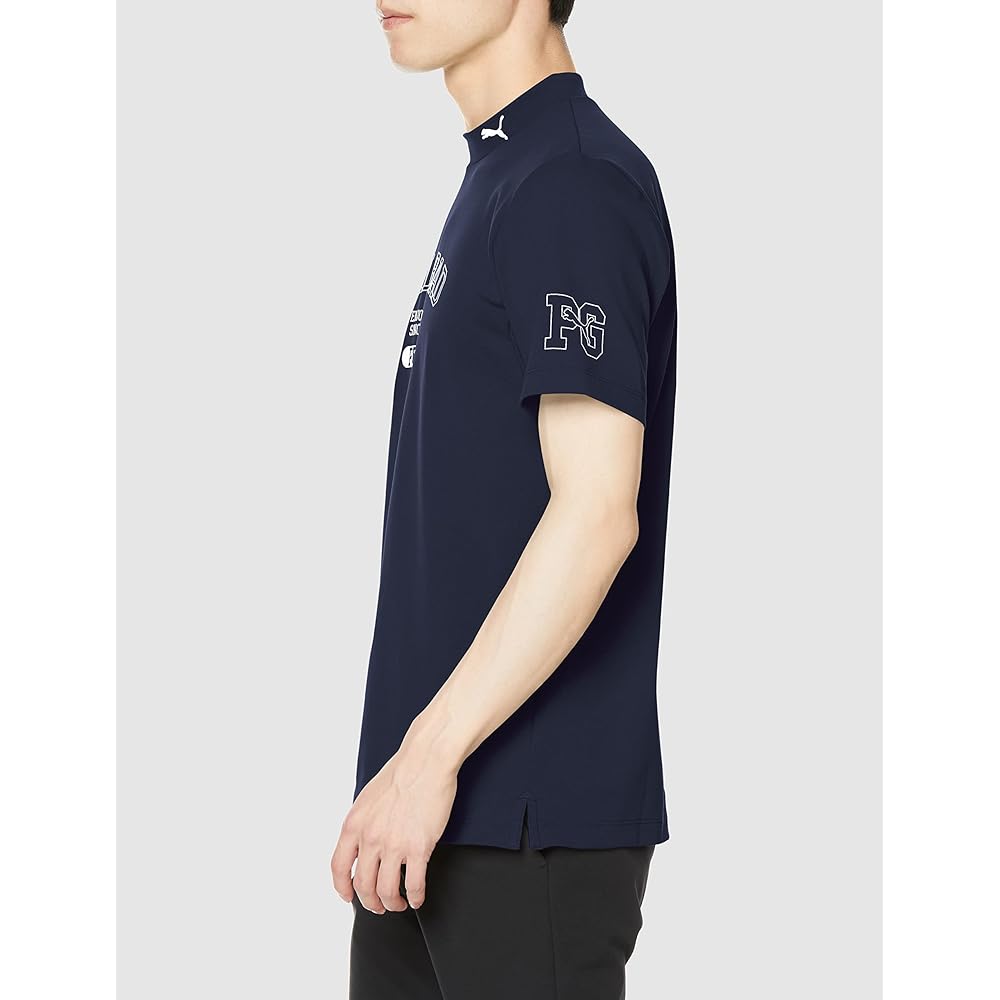 [PUMA] Golf Shirt Print SS Mock Neck Men's