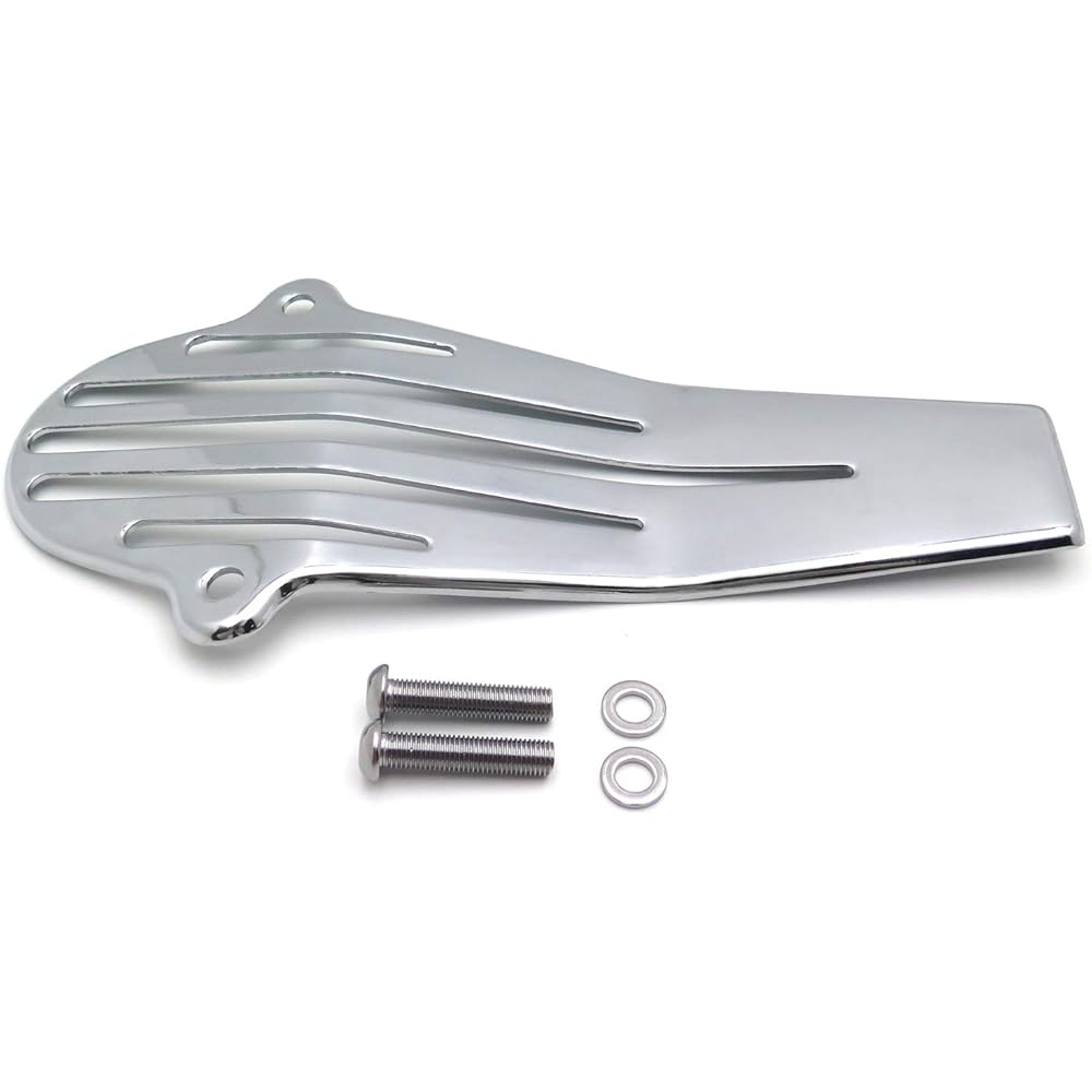 HTTMT MT266- Chrome Iron Plate Drive Shaft Cover Compatible with V-Star 650 1100 Classic Custom 120mm