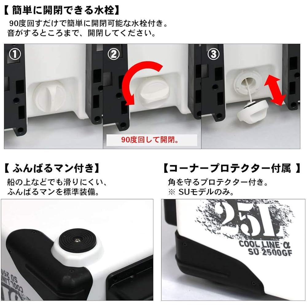 DAIWA Cooler Box Cool Line α GF S/SU 25 Liter Fishing