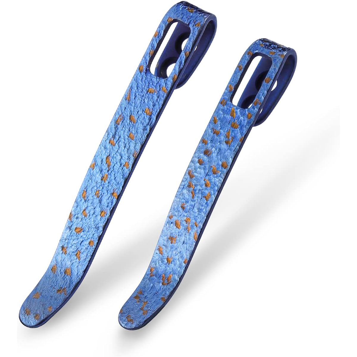 CIVIVI Framed Titanium Pocket Clips 2pcs Screwless 50mm 55mm Clips with Recessed Screw Holes T002B