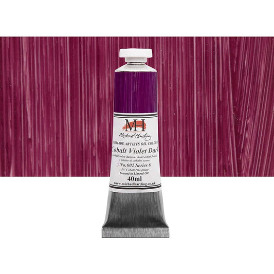 Michael Harding Artist Oil Colors - Cobalt Violet Dark - 40ml Tube by Michael Harding