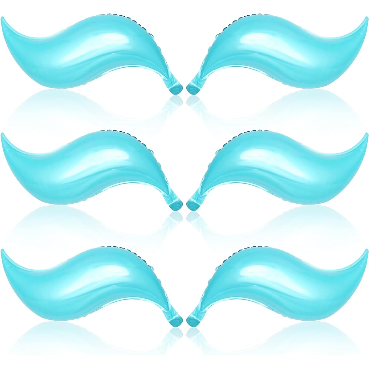 mermaid tail aqua foil balloon
