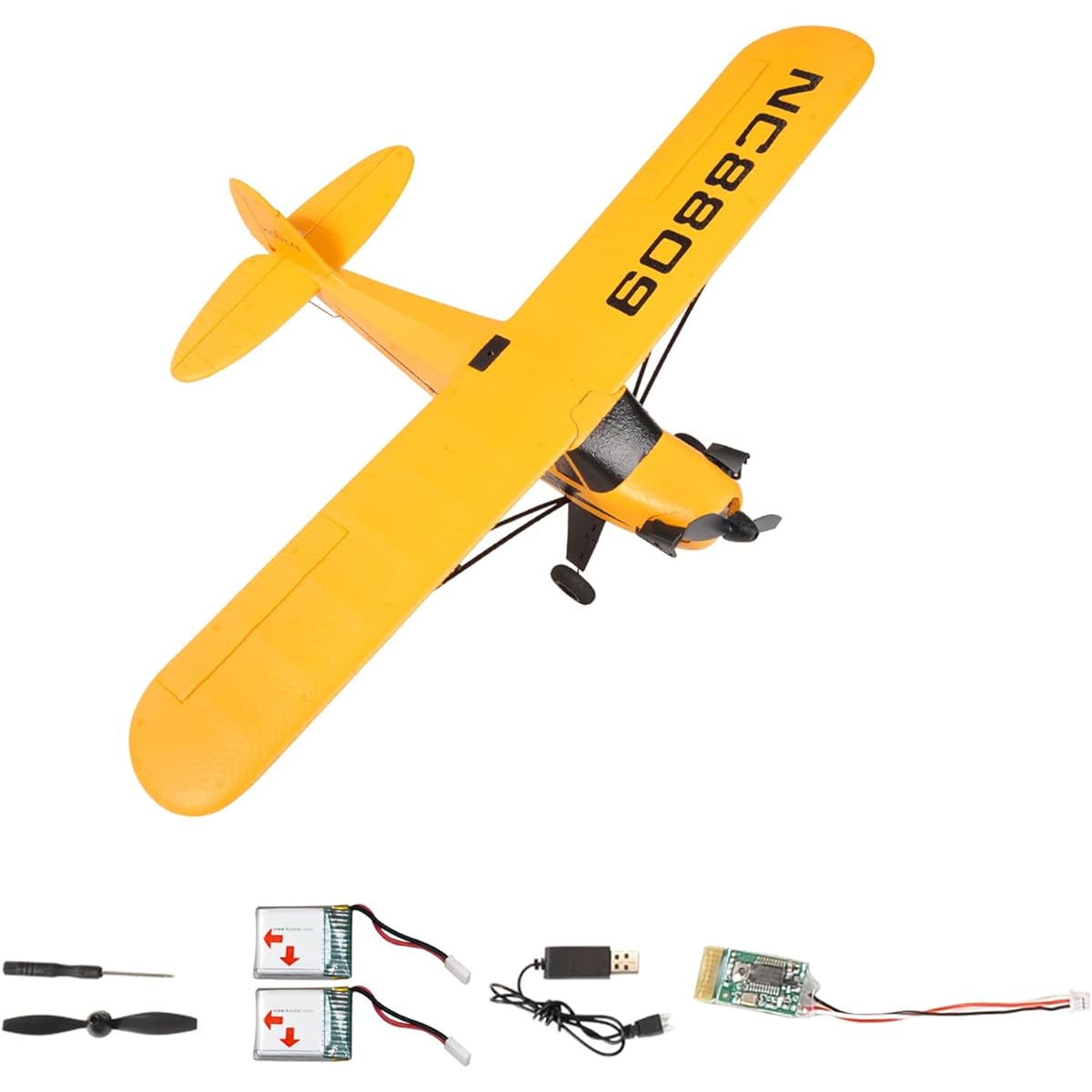 mewmewcat remote control plane 3D/6G remote control plane gliding aircraft flying toys for adults kids boys BNF version 2 battery, remote control plane, remote control smart device