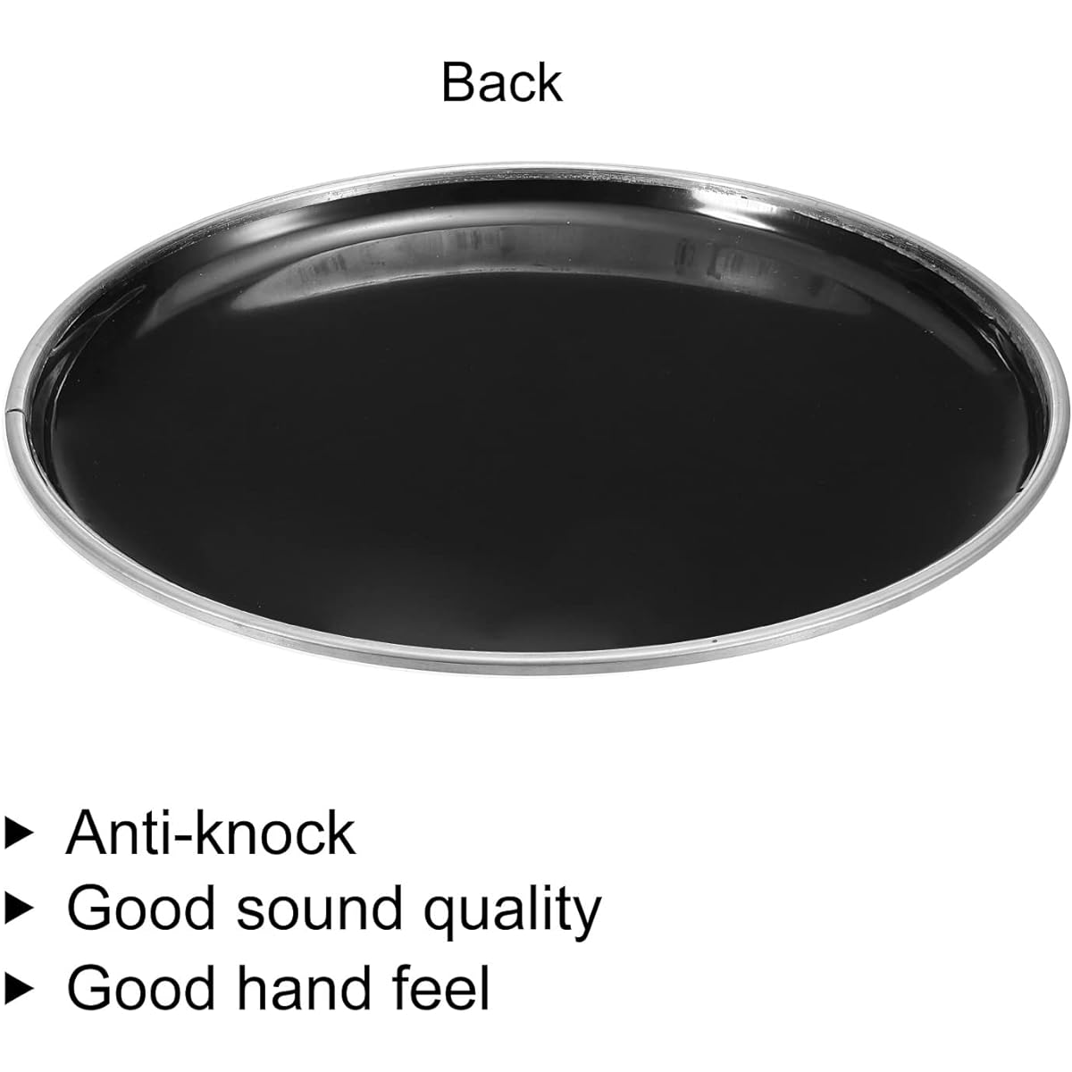 MECCANIXITY 18 inch drum head drum skin sound control PET material black