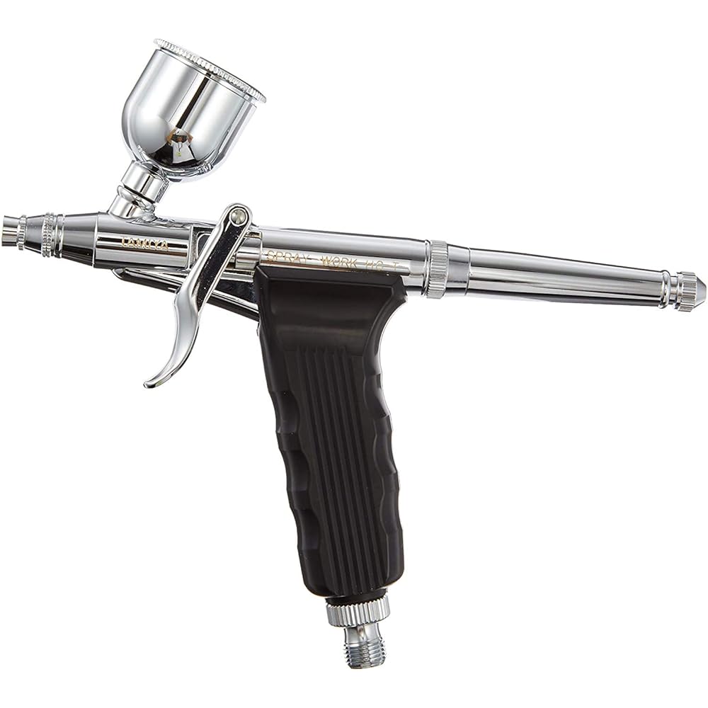 TAMIYA Air Brush System No.44 Spray Work Compressor Revo II with HG Trigger Air Brush 74544