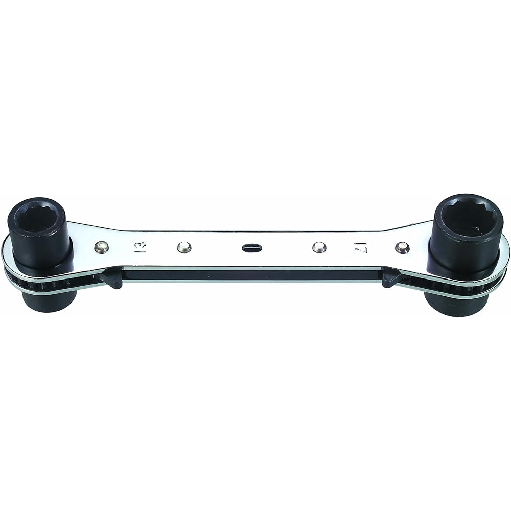 Densan Double-ended double socket wrench 8/10/12/13mm Compatible with 4 sizes DR-0813S-FA