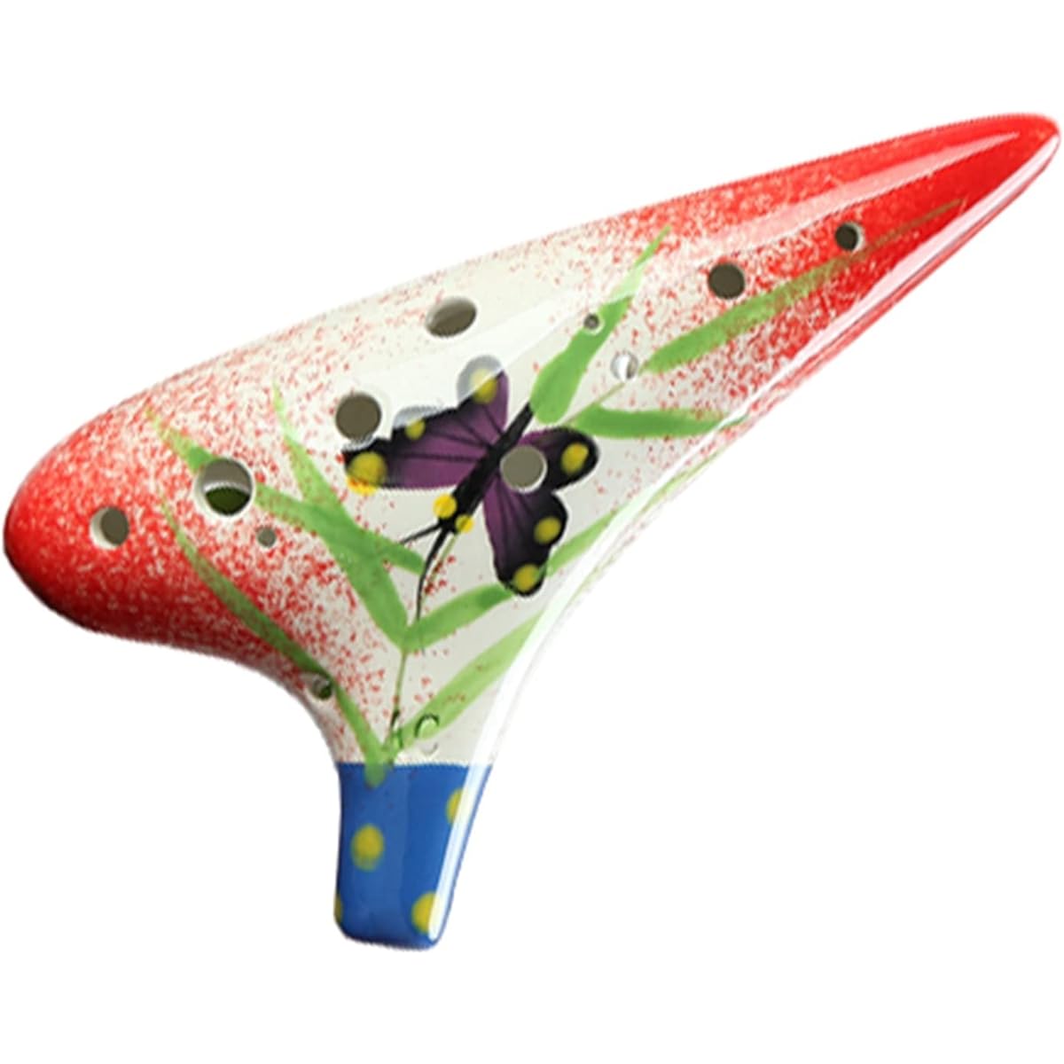 Professional 12 Hole Alto C Tone Ceramic Ocarina Performance Type Hand-painted Student Adult Ocarina Musical Instrument Ocarina Instrument (1)