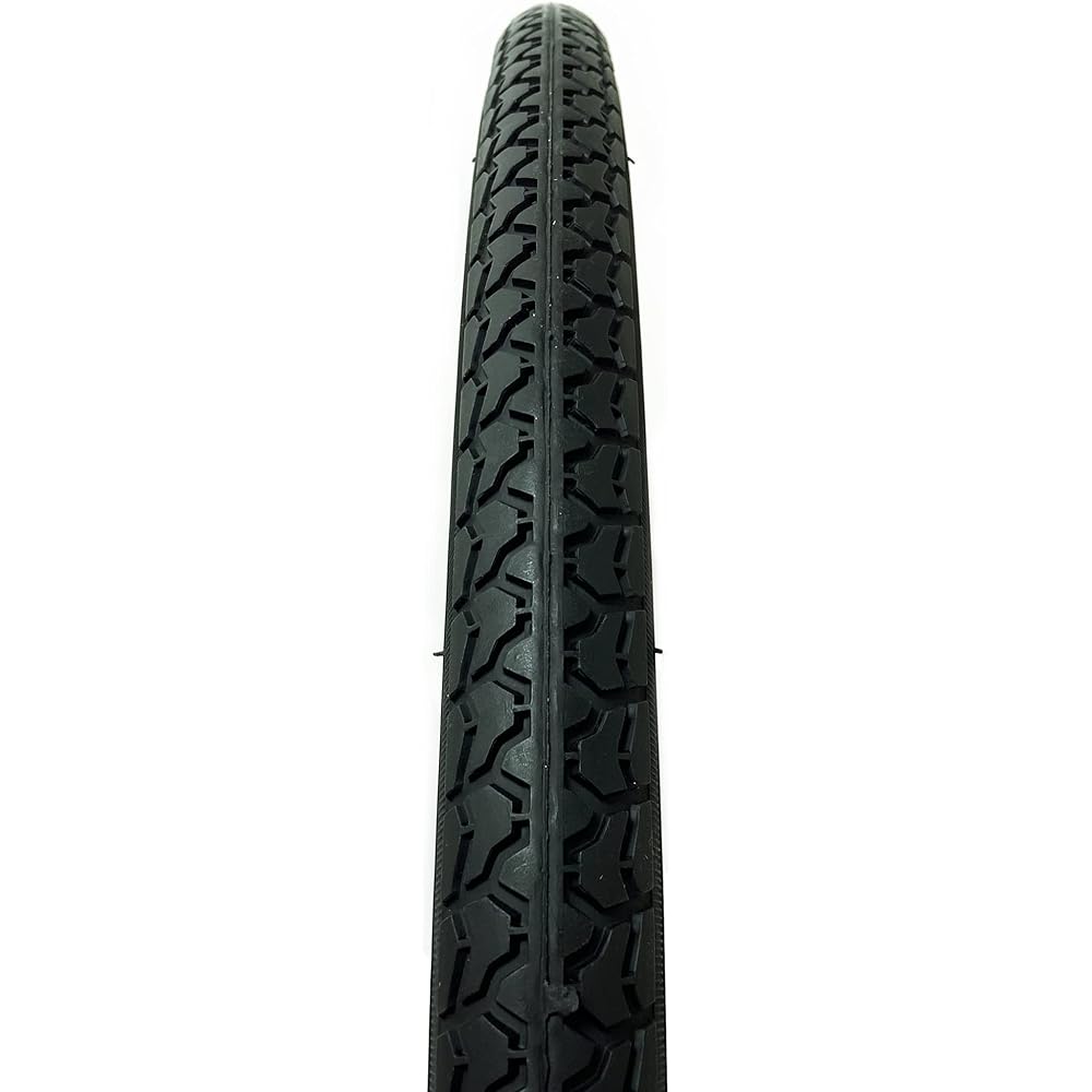 [Set Purchase] SAGISAKA Bicycle Tire Black Tire 26X1 3/8 26 Type WO 14462 + SAGISAKA English Bicycle Tube 26X1 3/8 61663