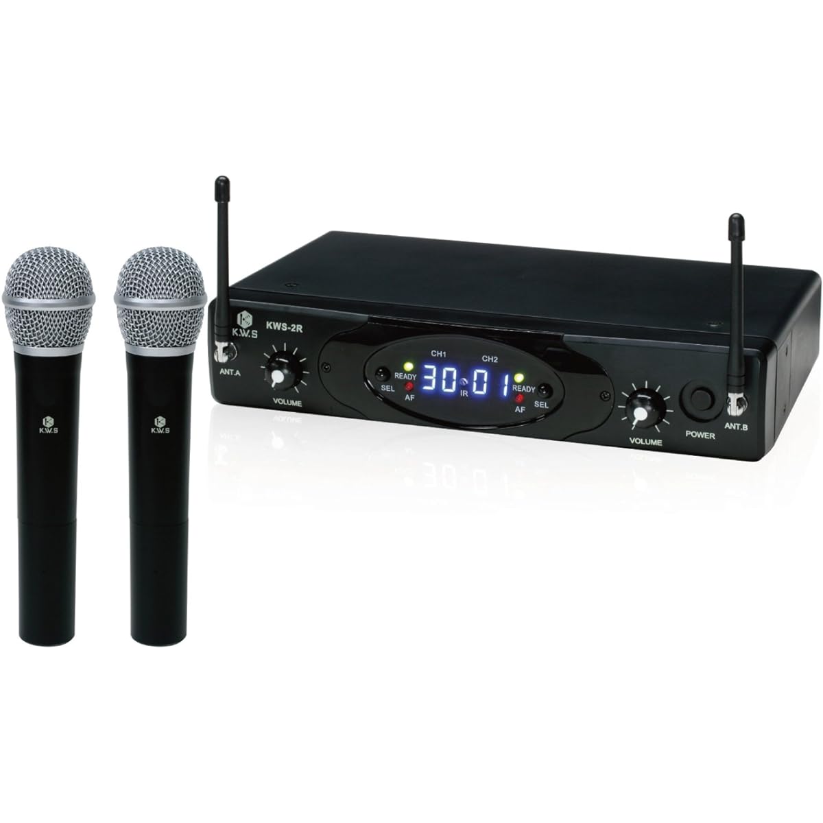 K.W.S Dual Wireless System Hand Microphone Set KWS-2H/H