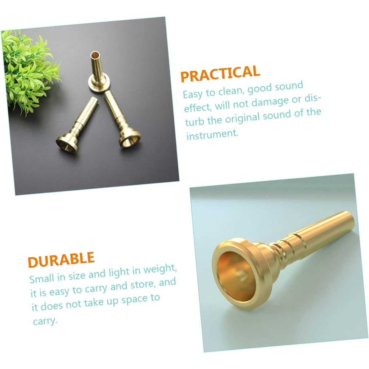 Vaguelly 10pcs Trumpet Mouthpiece Trumpet Part Bb Trumpet Mouthpiece Horn Trumpet Mouthpiece Clarinet Gift Clarinet Mouthpiece Sax Mouthpiece