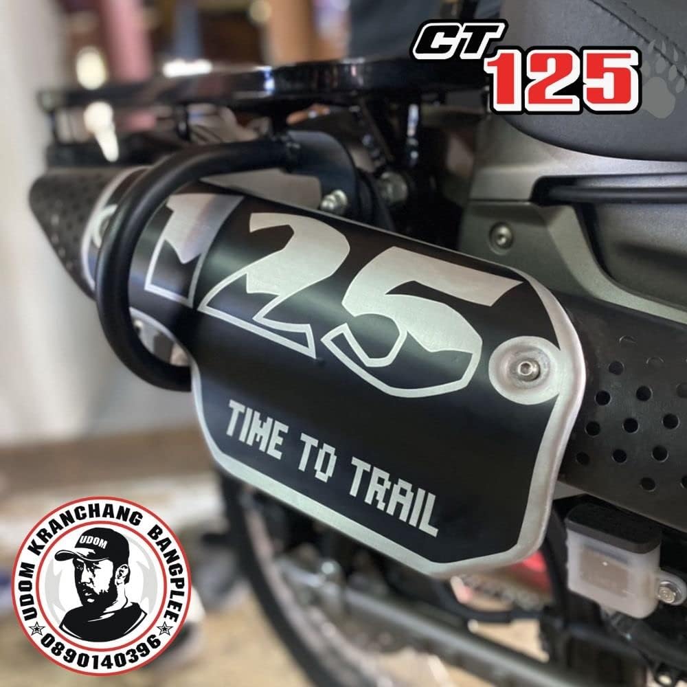 Honda Hunter Cub CT125 Genuine Muffler Heat Guard/UDOM KARNCHANG HEAT GUARD for HONDA CT125 TRAIL125 JA55 JA65