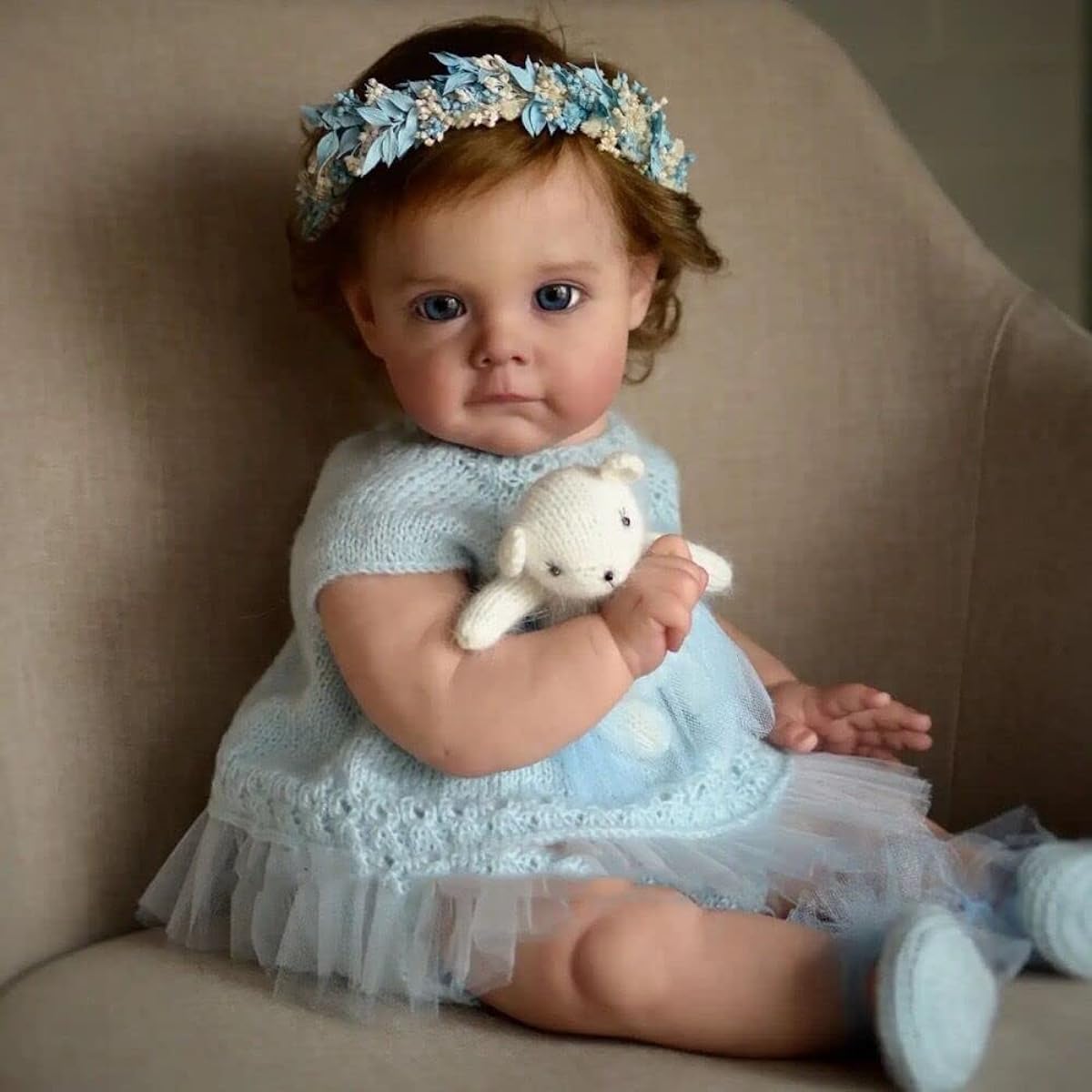 Pinky Reborn Baby Doll 24 Inch Realistic Reborn Toddler Doll Girl Handmade Silicone Doll Kids Birthday Gift Set