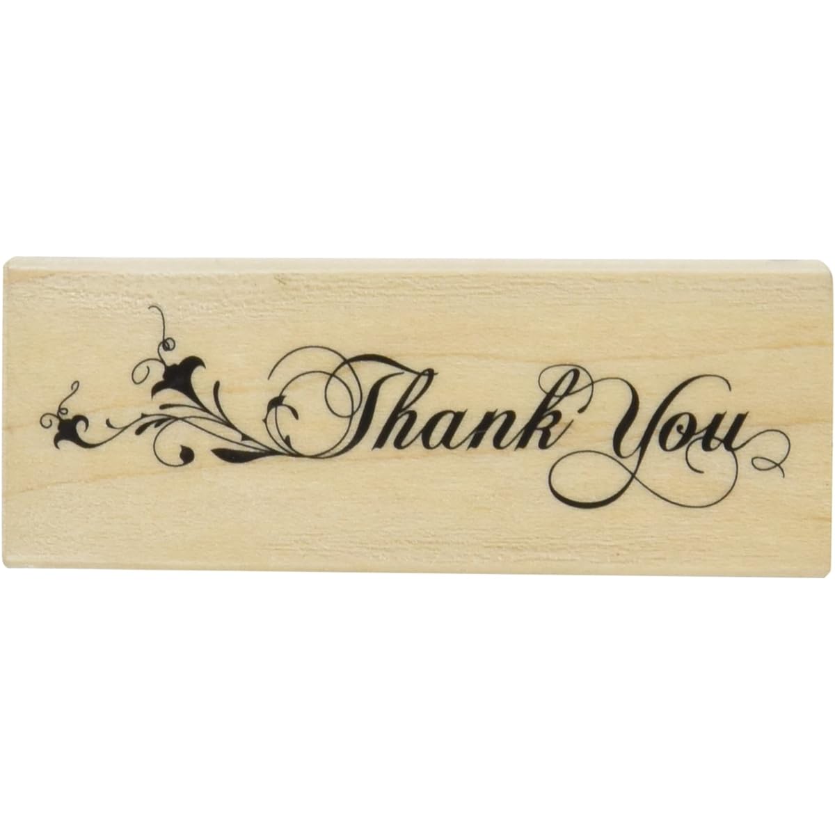 Inkadinkado Wood Mounted Stamp K Thank You Thrive.