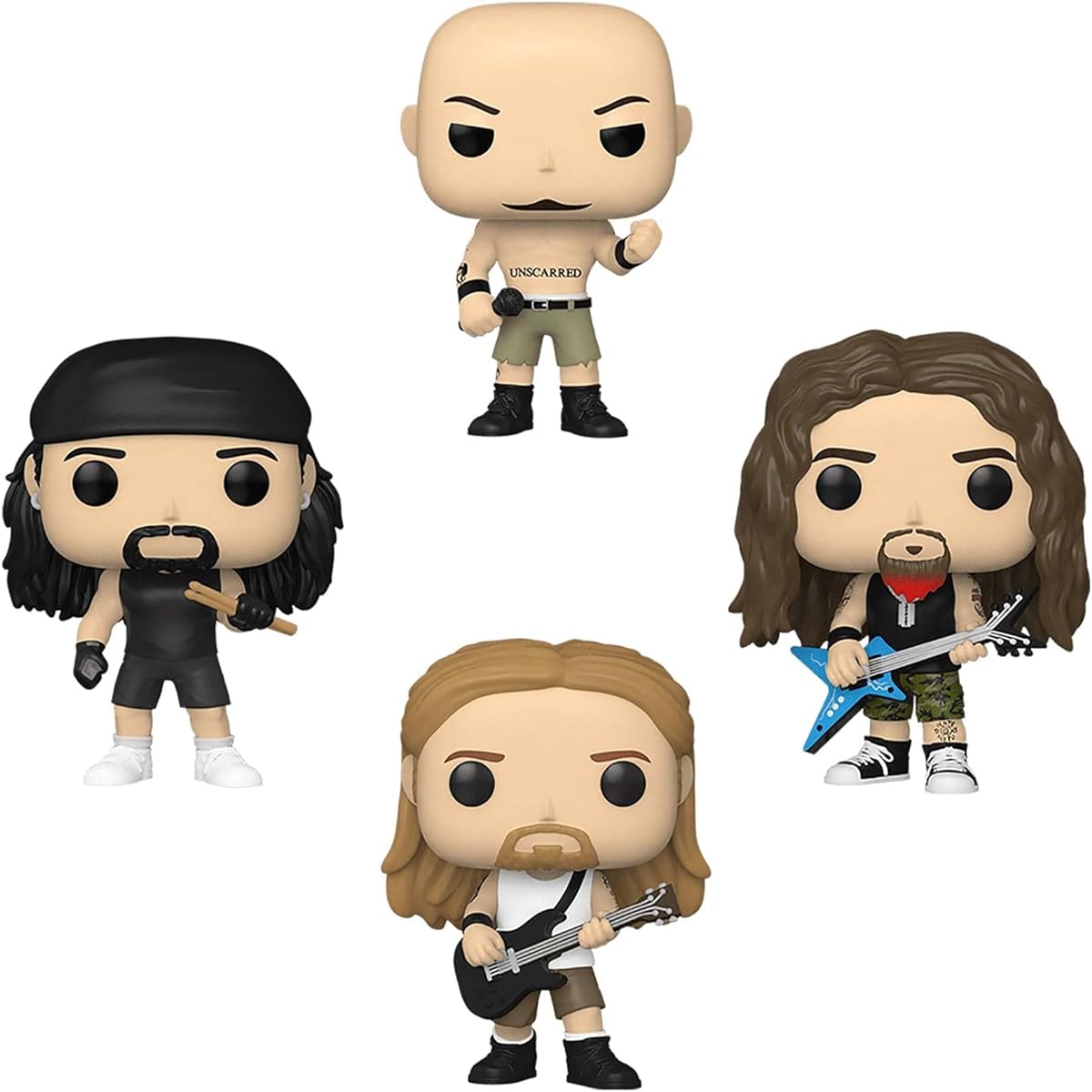 POP! 3.75 inch Soft Vinyl Figures/Rocks/Pantera Set of 4