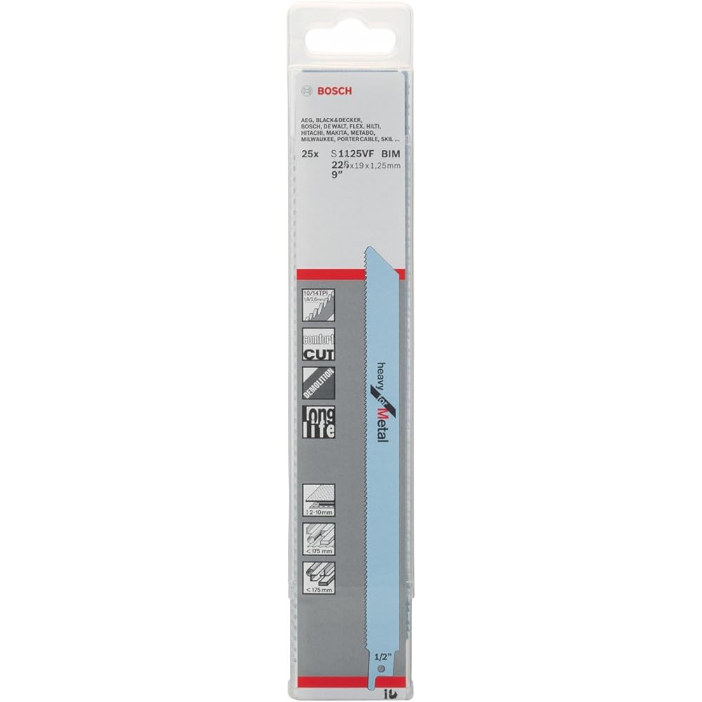 BOSCH (Bosch) Metal Saber Saw Blade Set of 25 S1125VF/25