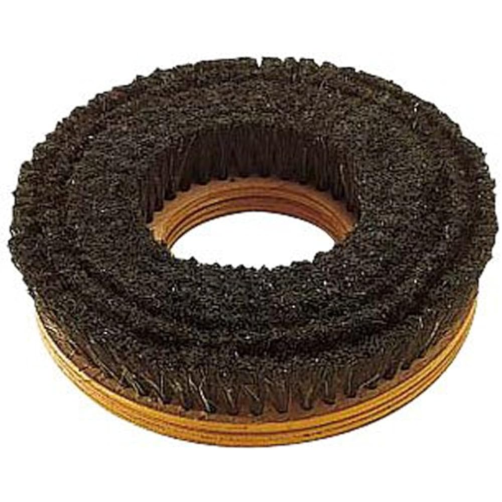 Yamazaki Sangyo Polisher Brush Wire Brush 12 Inch for Cleaning Iron Plate Concrete 318933