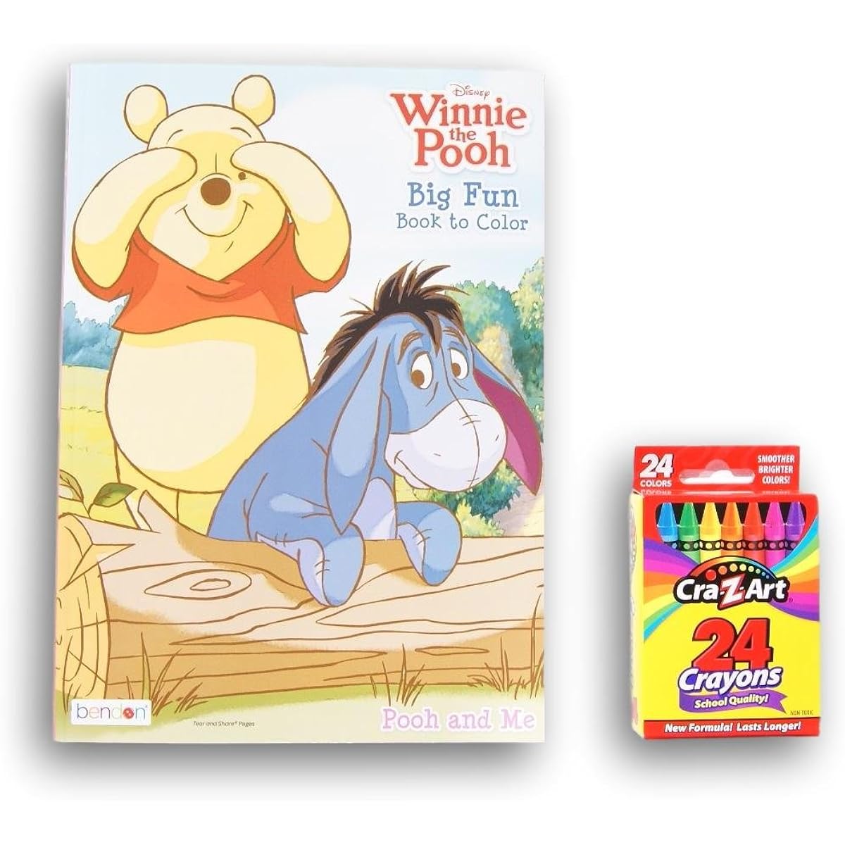 Winnie the Pooh Big Fun Book to Colour with Cra-Z-Art Crayons