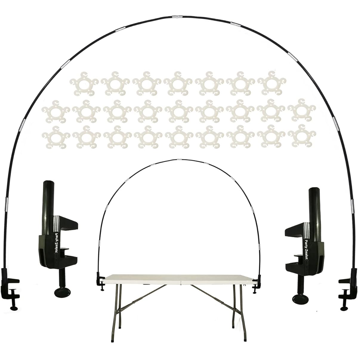 Balloon Arch Kit Adjustable for Different Table Sizes Birthday, Wedding, Christmas, and Graduation Party