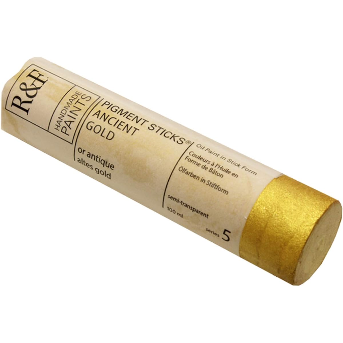 R&F 265D Oil Pigment Stick 100ml Ancient Gold