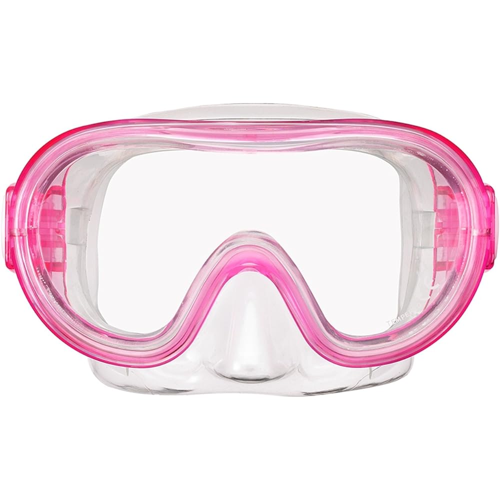 REEF TOURER Snorkeling Snorkel Mask for Children, 2-Piece Set, Made of Elastomer, Ages 4-9 RC9201